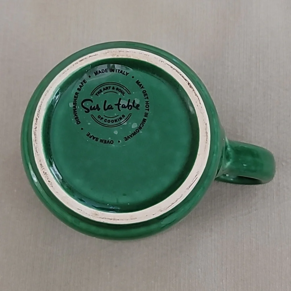 Sur La Table Forest Green Mug